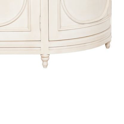 Aurelian Aged Ivory Bayur Wood Sideboard