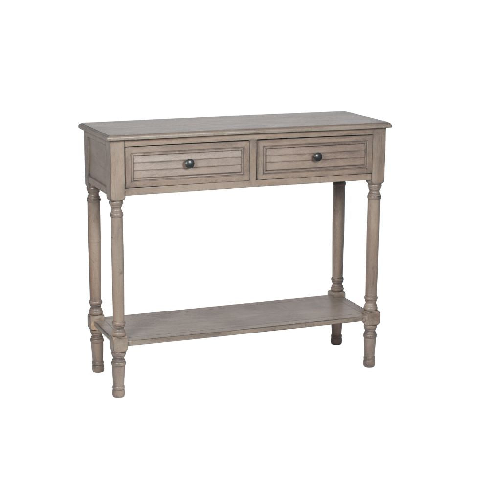 Ashwell Taupe Pine Wood Console Table