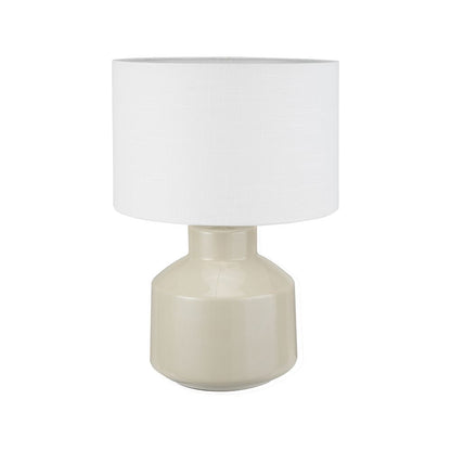Nora Cream Crackle Effect Table Lamp