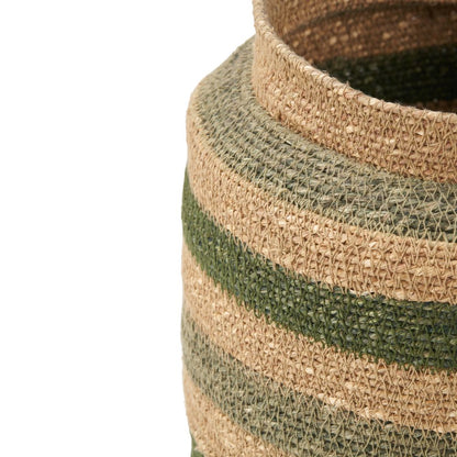 Seagrass Stripe Round Basket