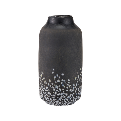 Etna Black and White Glass Vase