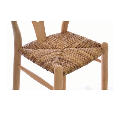 Wishbone 76cm Woven Bar Stool