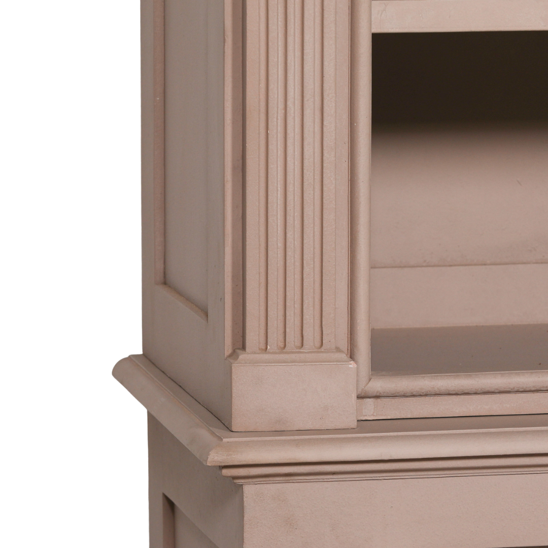 Elden Painted Mahogany Bookcase Display Cabinet
