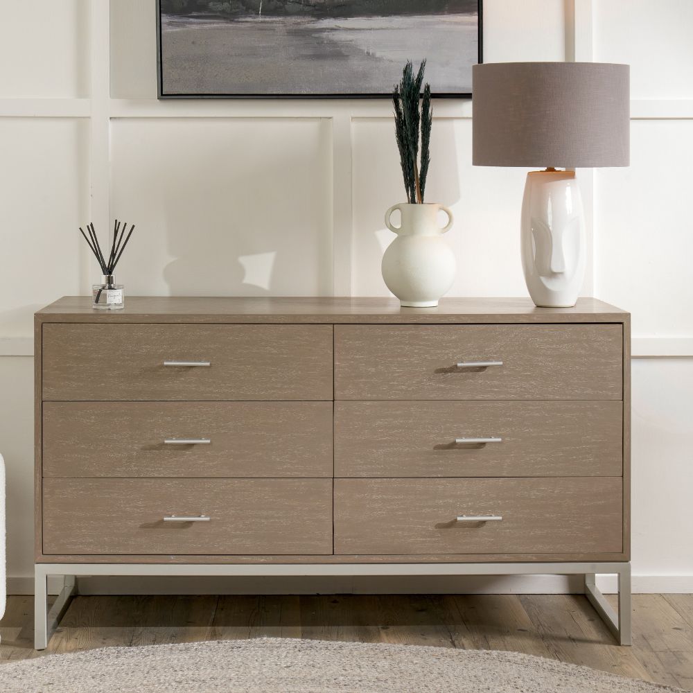 Ambroso Grey Wash Mango Wood Sideboard