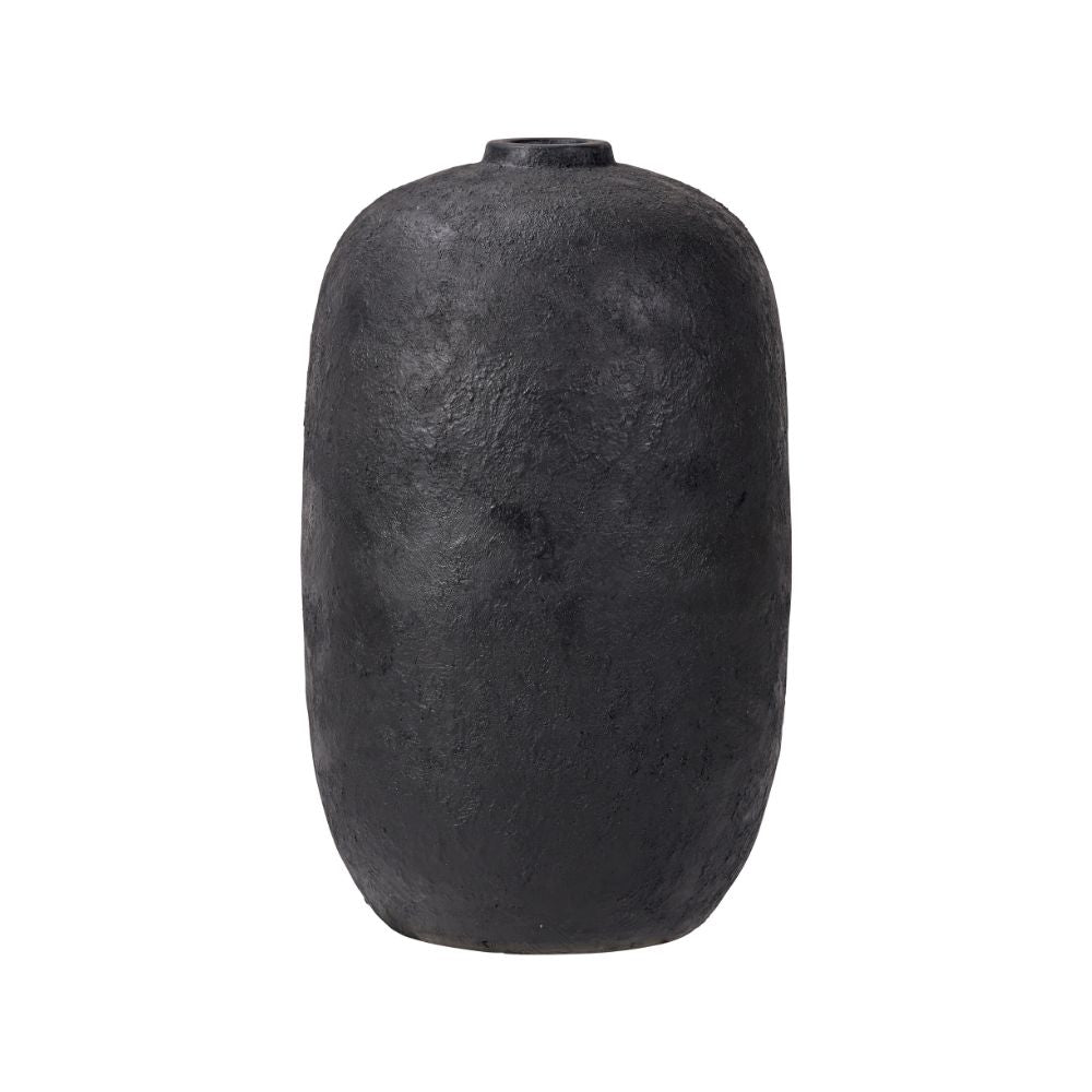 Fibrestone Black Decorative Tall Vase