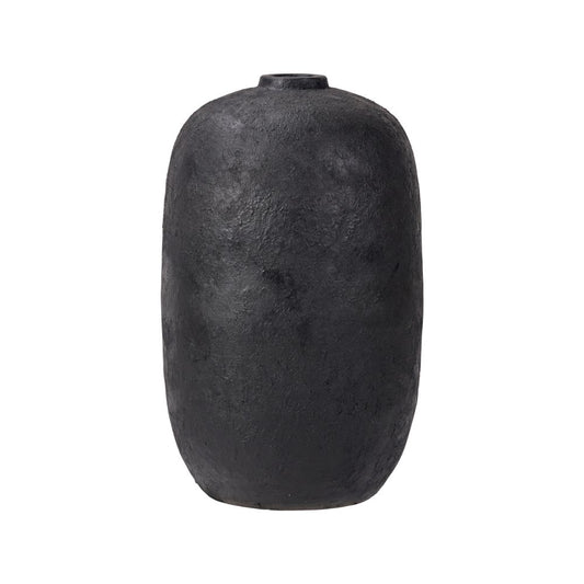 Fibrestone Black Decorative Tall Vase