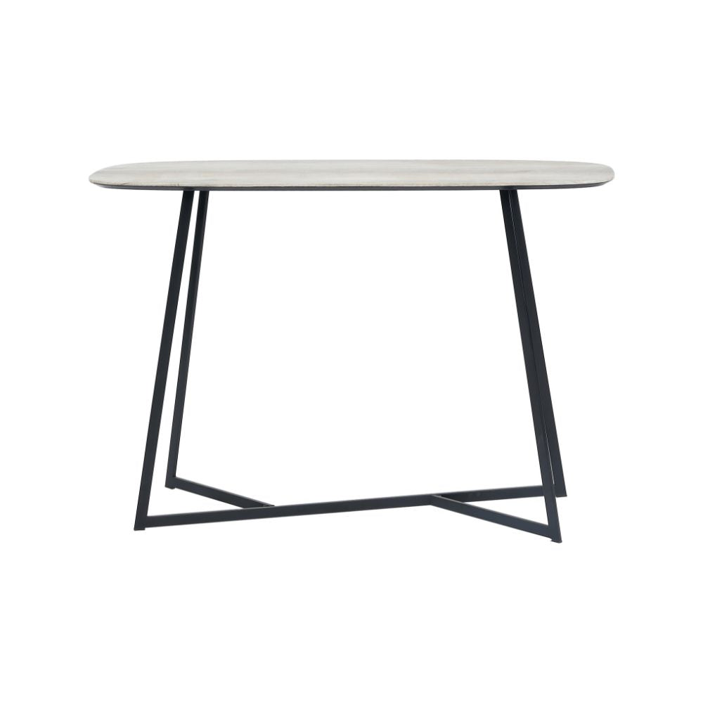 Ukiah Grey Oak Veneer Console Table