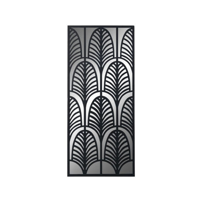 Metal Rectangular Mirrored Wall Art