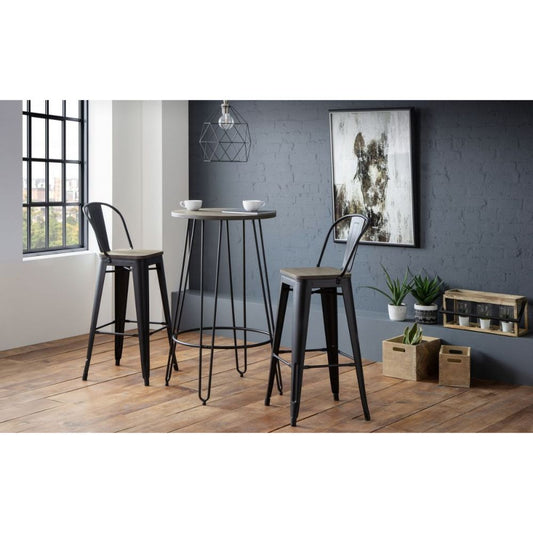 Dalston 60cm Round Bar Table