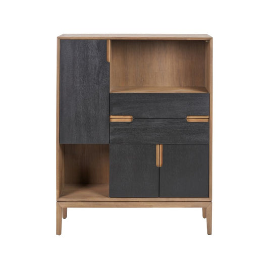 Gio Acacia Wood Shelf Unit