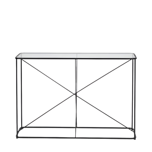 Roxy Glass Console Table