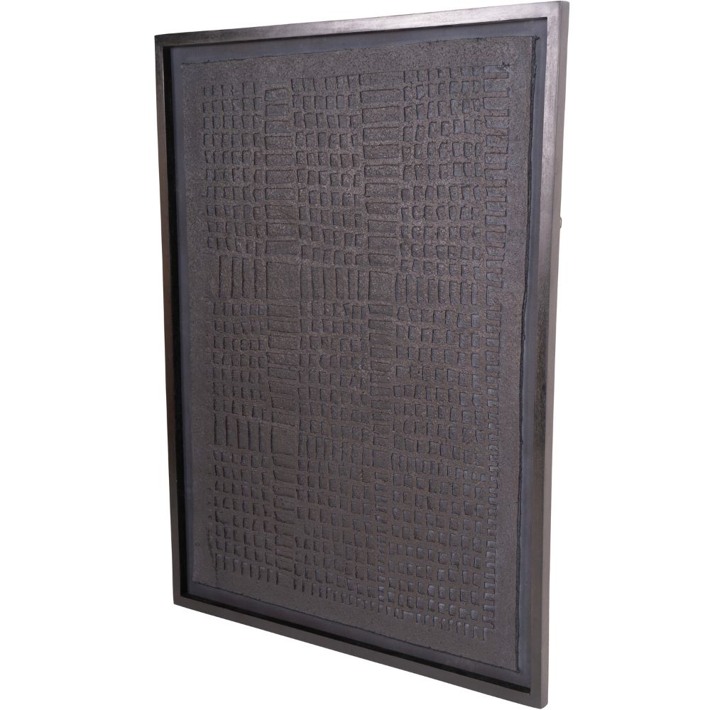 Trenton Large Black Papier Mache 2 Wall Art