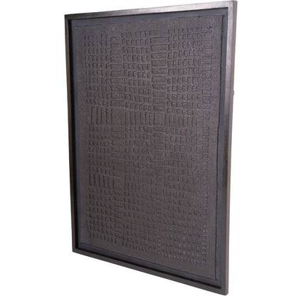 Trenton Large Black Papier Mache 2 Wall Art