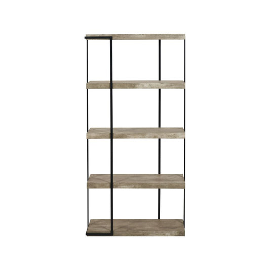Jersey Concrete Effect 5 Shelf Unit