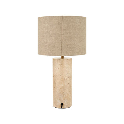 Kanoa Limestone Cylinder Table Lamp