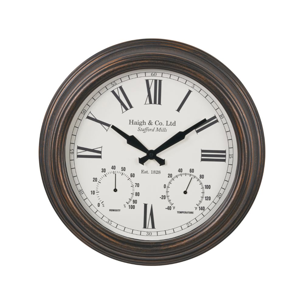 Antique Effect Indoor Outdoor Wall Clock