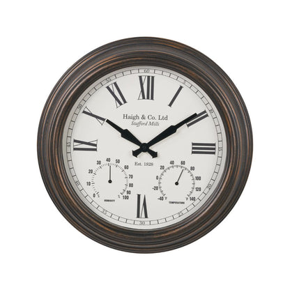 Antique Effect Indoor Outdoor Wall Clock