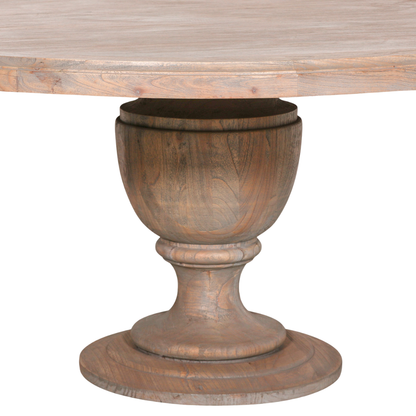 Ashwick 162cm Round Mango Wood Dining Table
