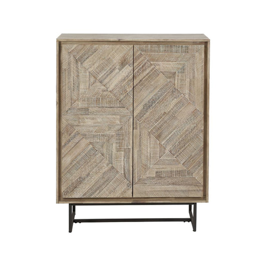 Marca Sand Wash Acacia Wood 2 Door Sideboard