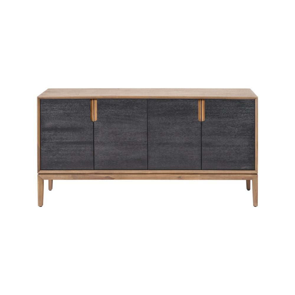Gio Acacia Wood 4 Door Sideboard