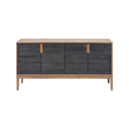 Gio Acacia Wood 4 Door Sideboard