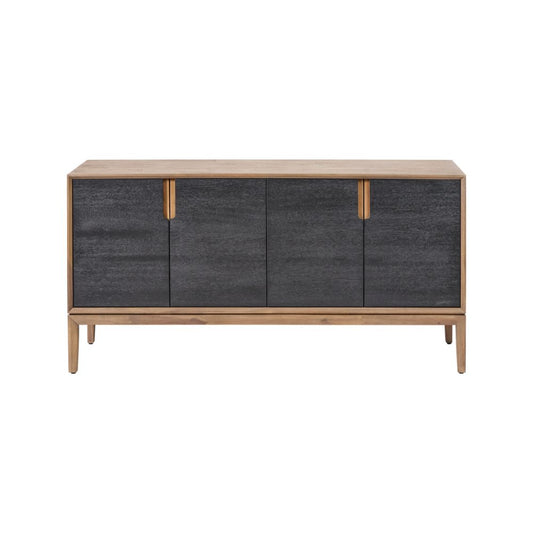 Gio Acacia Wood 4 Door Sideboard