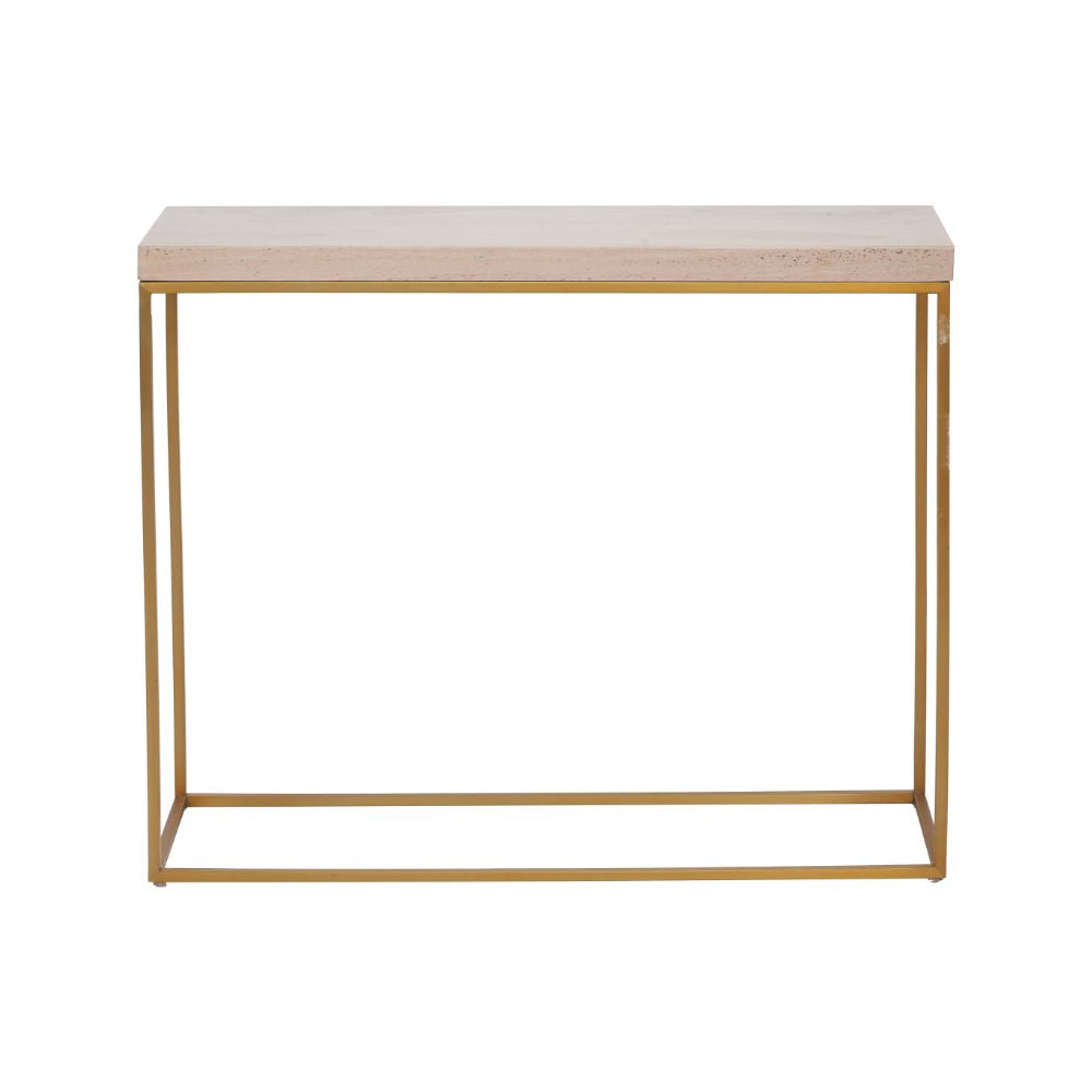 Madison Granite and Metal Console Table