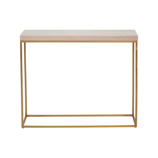 Madison Granite and Metal Console Table