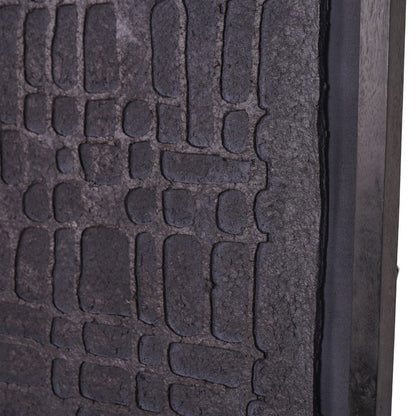 Trenton Large Black Papier Mache 1 Wall Art