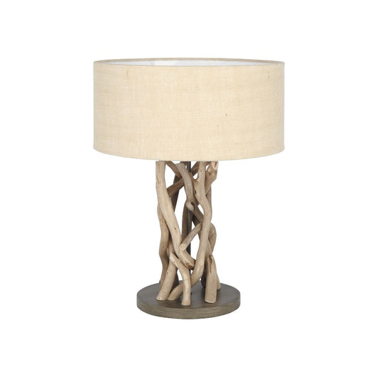 Derna Driftwood with Natural Jute Shade Table Lamp