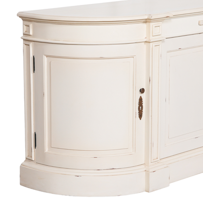 Elden Distressed Mahogany Large Buffet Sideboard
