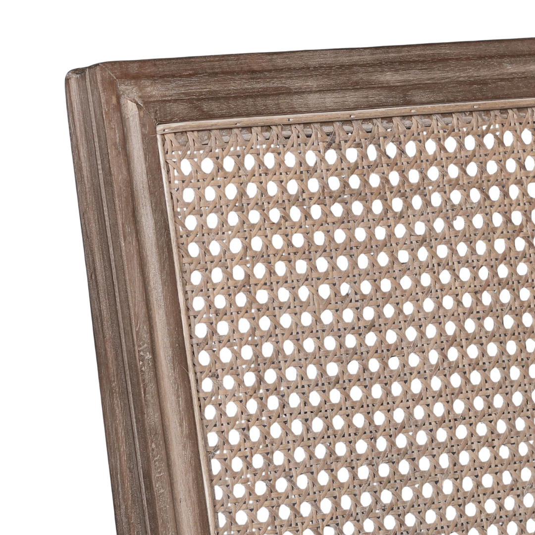 Louis Birch Wood Square Back Dining Chair