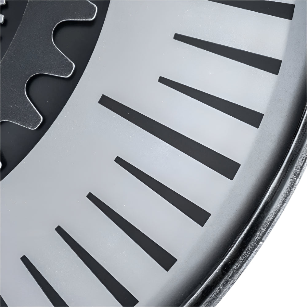 Palladium with moving Dials Black Nickel Wall Clock