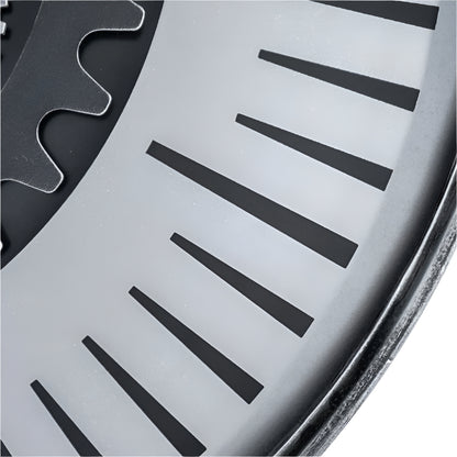 Palladium with moving Dials Black Nickel Wall Clock