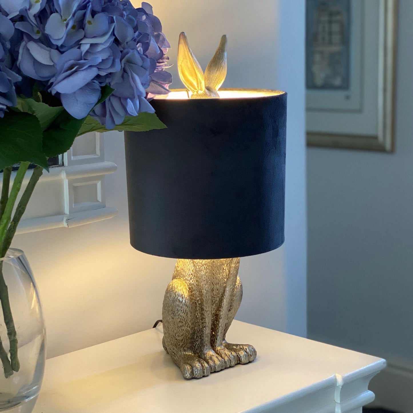 Antique Hare Table Lamp
