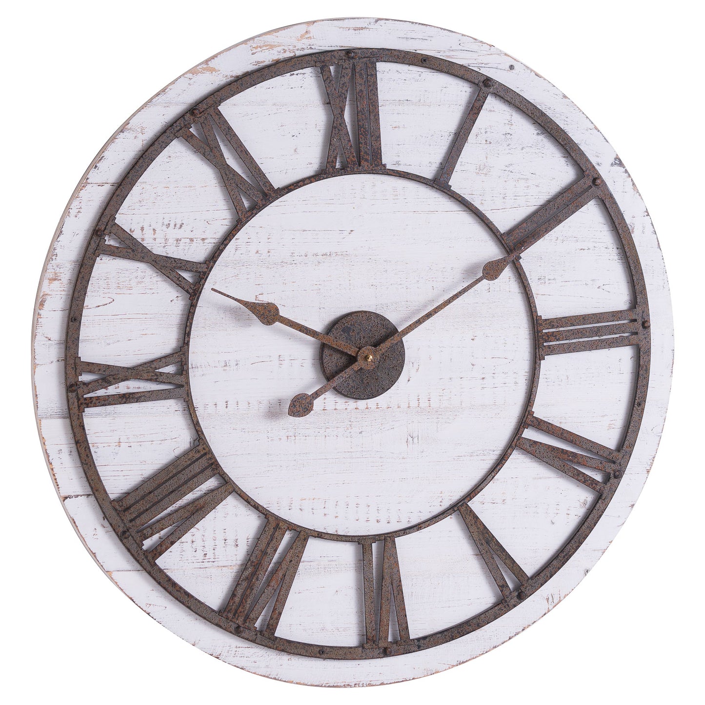 Rustic Wooden Wall Clock