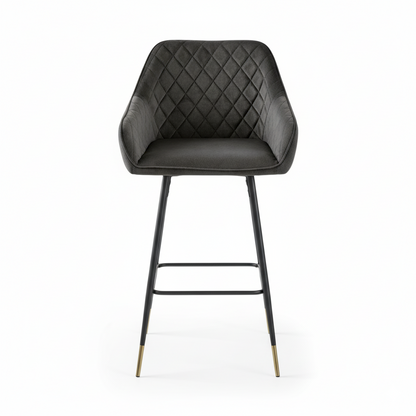Velvet Bar Stool (Set of 2)