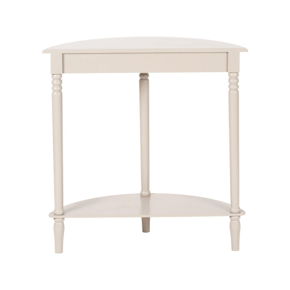 Heritage Pine Wood Half Moon Console Table