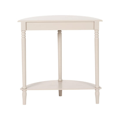 Heritage Pine Wood Half Moon Console Table
