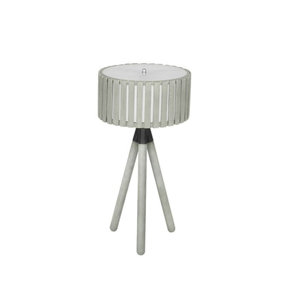 Rabanne Slatted Pine Wood Tripod Table Lamp