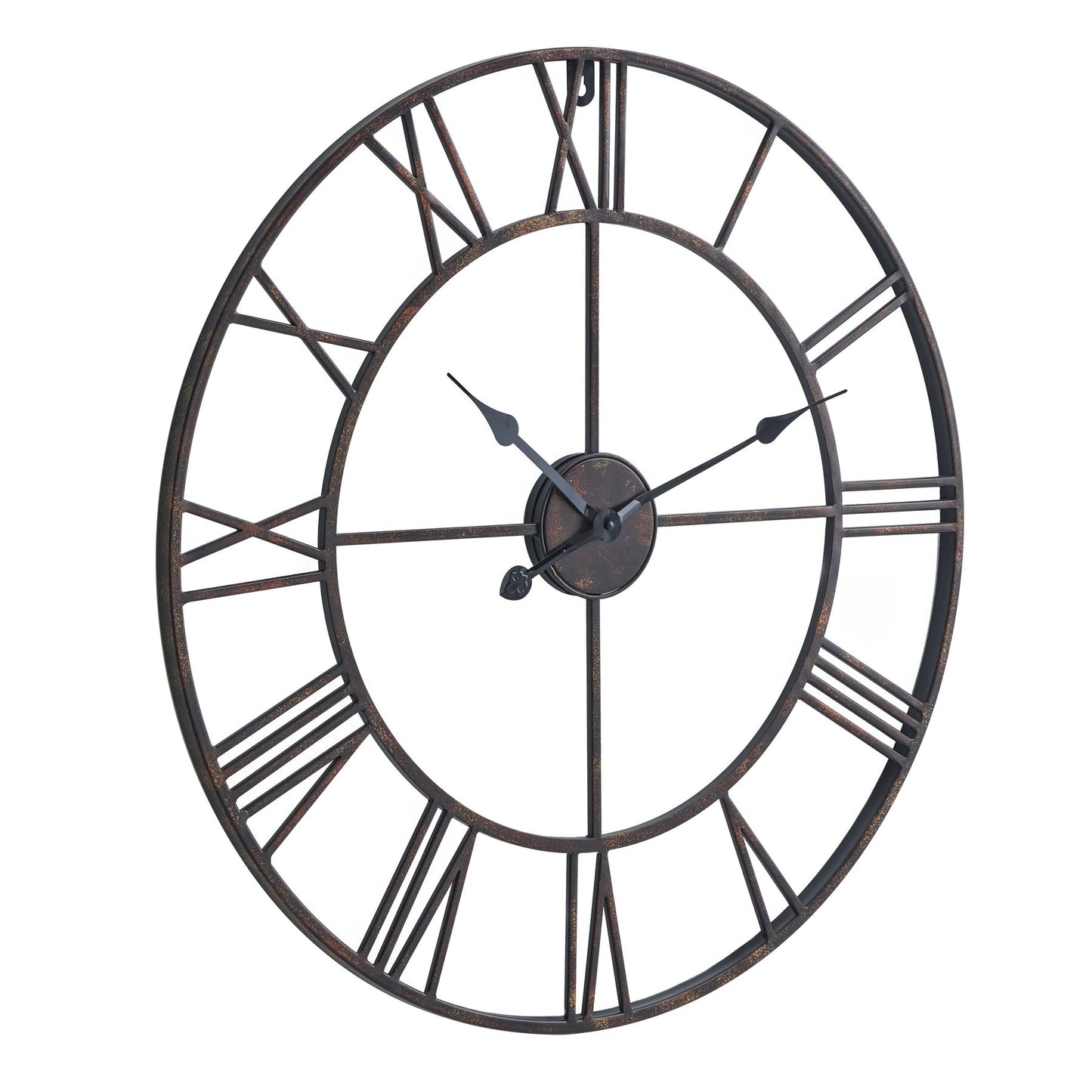 Skeleton Bronze Wall Clock