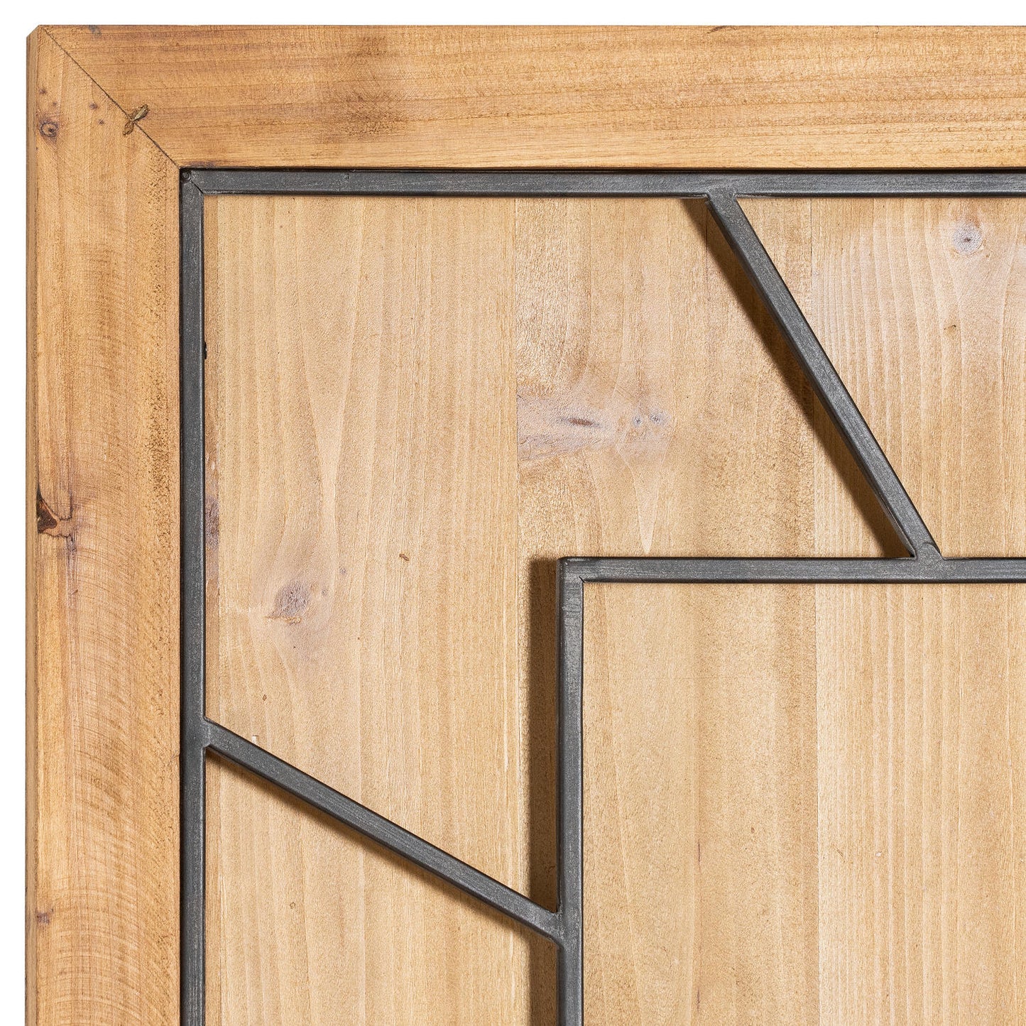 Williston Wooden Square Large Wall Clock