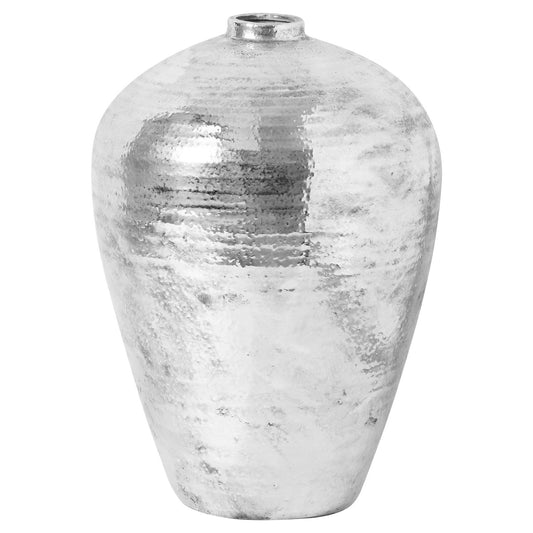 Hammered Silver Astral Large Vase