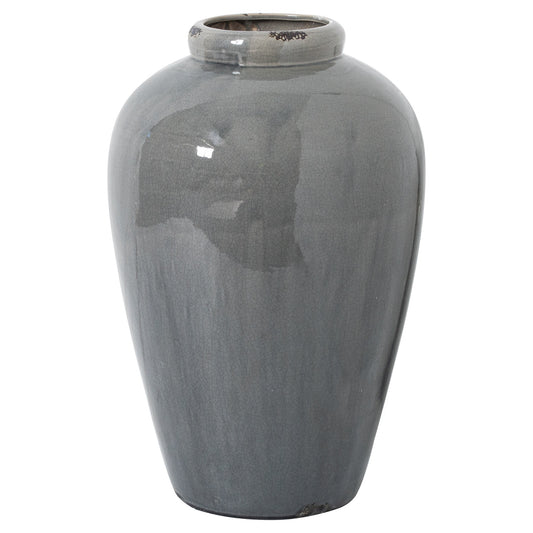 Garda Grey Glazed Juniper Tall Vase