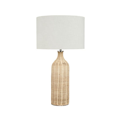 Anika Rattan Bottle Table Lamp