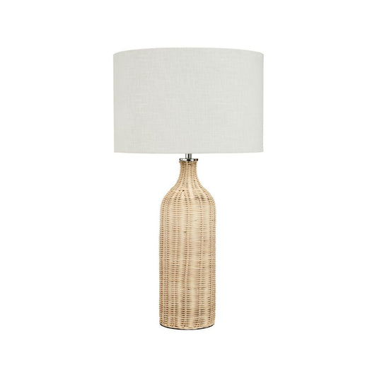 Anika Rattan Bottle Table Lamp