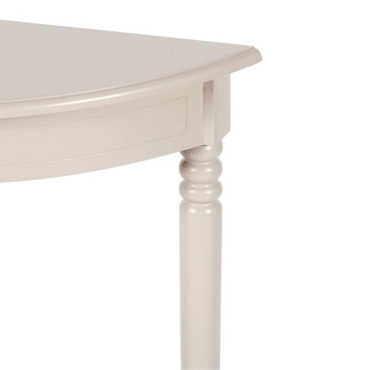 Heritage Pine Wood Half Moon Console Table