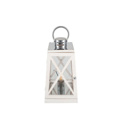 Devon Chrome Lantern Table Lamp