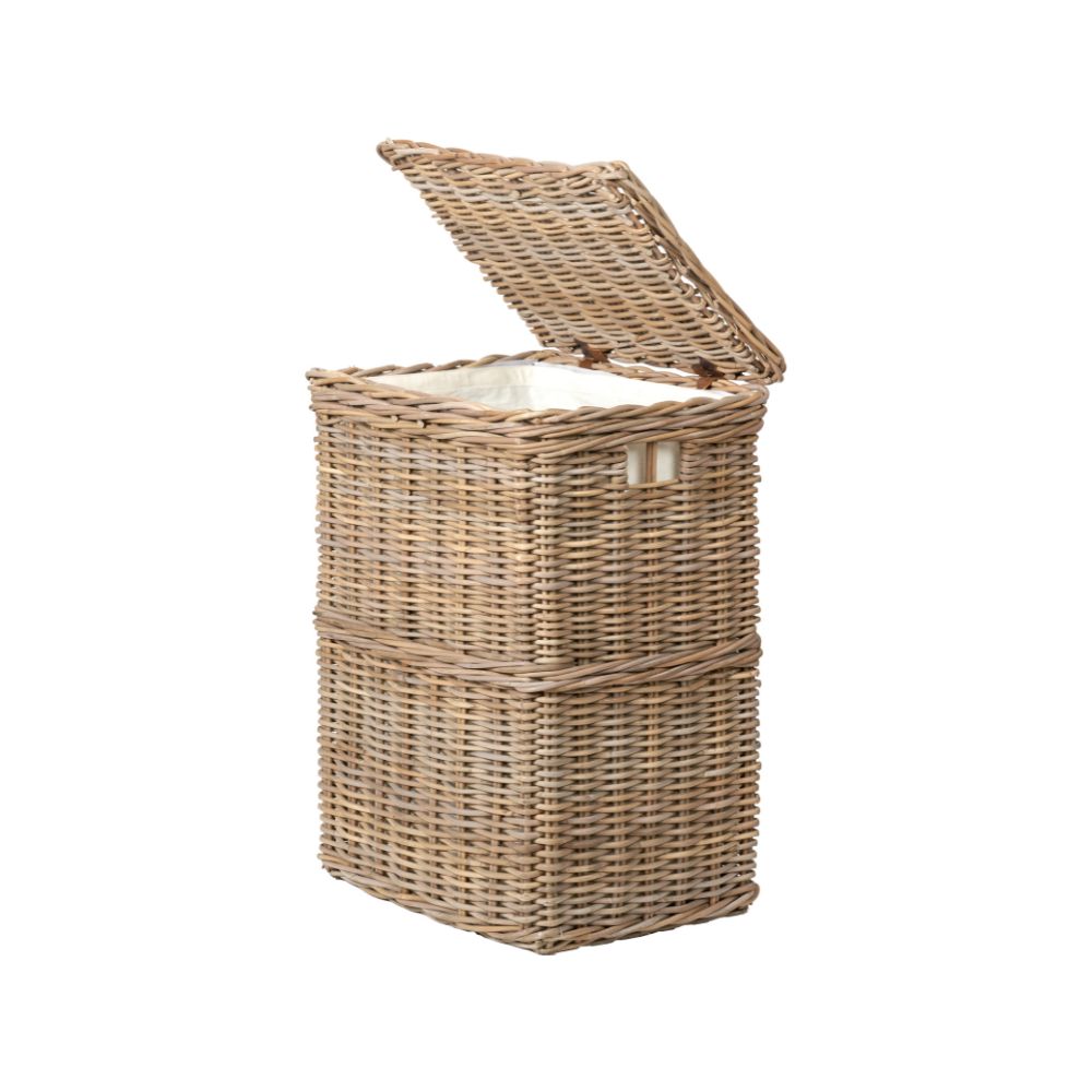 Kubu Rectangular Linen Baskets (Set of 2)