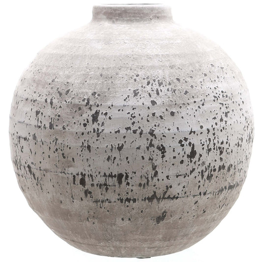 Tiber Stone Ceramic Large Vase